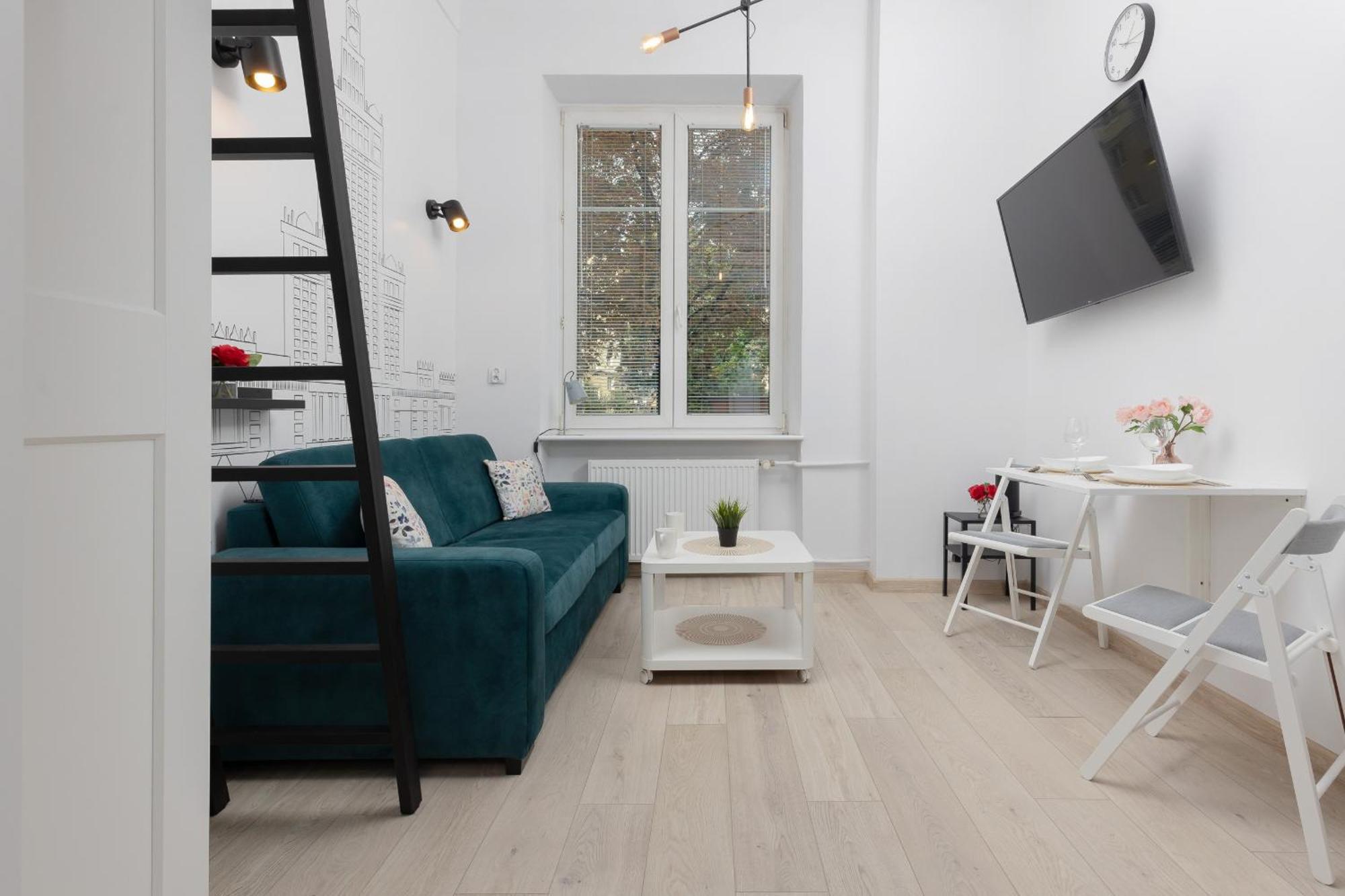 Aleja Wyzwolenia Studio with Mezzanine Warsaw Downtown by Noclegi Renters Extérieur photo