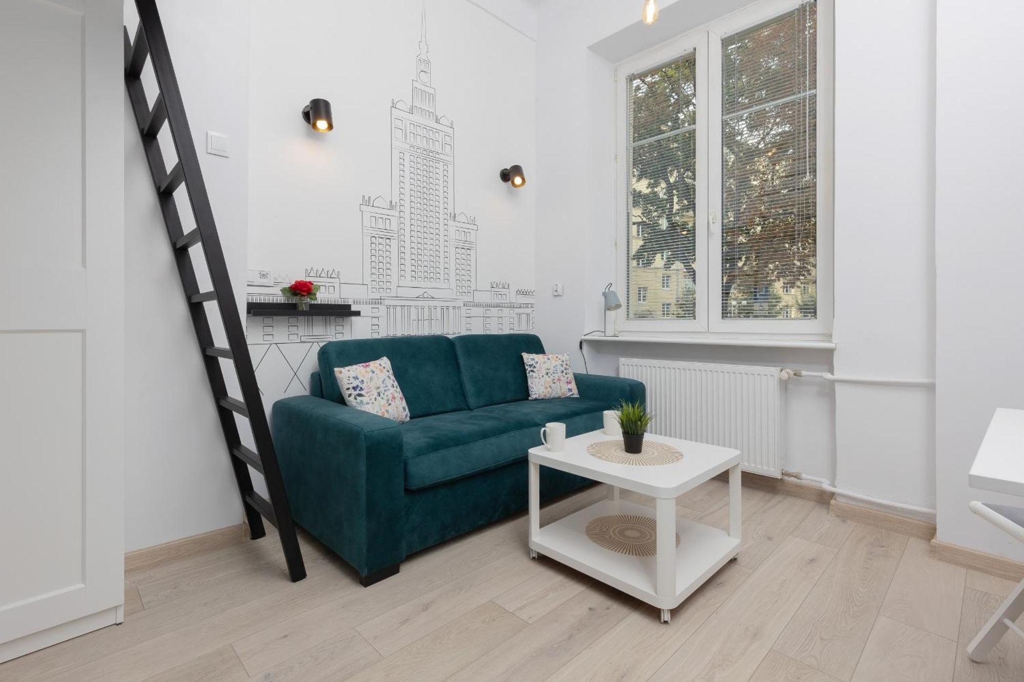 Aleja Wyzwolenia Studio with Mezzanine Warsaw Downtown by Noclegi Renters Extérieur photo